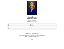 Tablet Screenshot of brendabrown.homesandland.com