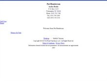 Tablet Screenshot of pathenderson.homesandland.com