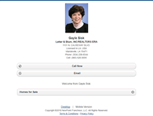 Tablet Screenshot of gaylesisk.homesandland.com