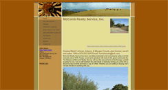 Desktop Screenshot of mccombrealty.homesandland.com