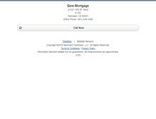 Tablet Screenshot of gemmortgage.homesandland.com