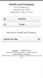 Mobile Screenshot of hewittlandco.homesandland.com