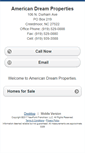 Mobile Screenshot of americandreamproperties.homesandland.com