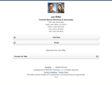 Tablet Screenshot of joeriffel.homesandland.com