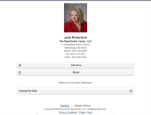 Tablet Screenshot of julierobertson.homesandland.com
