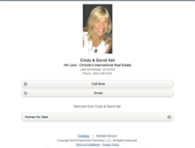 Tablet Screenshot of cindystahl.homesandland.com