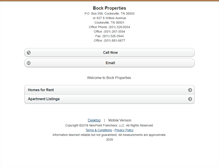 Tablet Screenshot of johnbockproperties.homesandland.com
