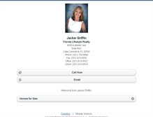 Tablet Screenshot of jackiegriffin.homesandland.com