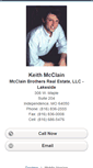 Mobile Screenshot of keithmcclain.homesandland.com