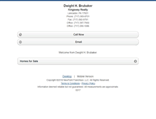 Tablet Screenshot of dwightbrubaker.homesandland.com