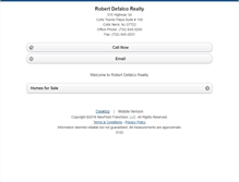 Tablet Screenshot of defalco.homesandland.com