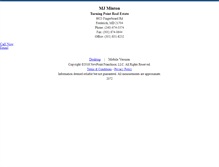 Tablet Screenshot of mjminton.homesandland.com