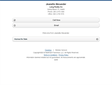 Tablet Screenshot of jflare2.homesandland.com