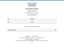 Tablet Screenshot of dougmadisonrealty.homesandland.com