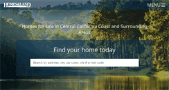 Desktop Screenshot of calcoast.homesandland.com