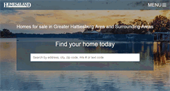 Desktop Screenshot of hattiesburg.homesandland.com