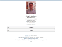 Tablet Screenshot of chrisjacobsen.homesandland.com