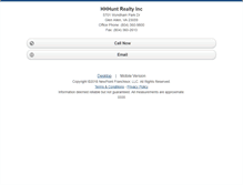 Tablet Screenshot of hhhunt.homesandland.com