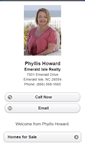 Mobile Screenshot of phyllishoward.homesandland.com