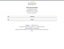 Tablet Screenshot of franciscushomesva.homesandland.com