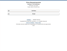 Tablet Screenshot of chrisalexandropoulos.homesandland.com
