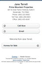 Mobile Screenshot of janeterrell.homesandland.com