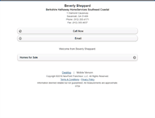 Tablet Screenshot of beverlysheppard.homesandland.com