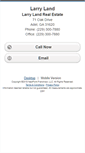 Mobile Screenshot of landlarry.homesandland.com