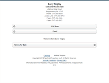 Tablet Screenshot of barrynegleysailhamerrealestate.homesandland.com