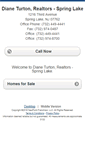 Mobile Screenshot of dturtonspringlake.homesandland.com
