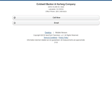 Tablet Screenshot of hartwigcoldwellbanker.homesandland.com
