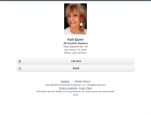Tablet Screenshot of kathquinn.homesandland.com