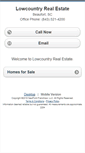 Mobile Screenshot of lowcountryrealestatebeaufort.homesandland.com