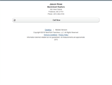 Tablet Screenshot of jasonhose.homesandland.com