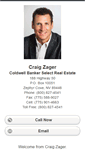 Mobile Screenshot of craigzager.homesandland.com