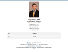 Tablet Screenshot of gregphillips.homesandland.com