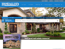Tablet Screenshot of pahoaproperties.homesandland.com