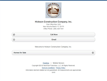 Tablet Screenshot of hicksoninc.homesandland.com