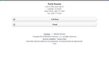 Tablet Screenshot of fortehomes.homesandland.com