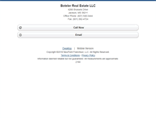 Tablet Screenshot of botelerrealestate.homesandland.com