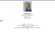 Tablet Screenshot of michelleking.homesandland.com