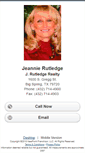 Mobile Screenshot of jeannierutledge.homesandland.com