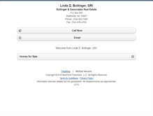 Tablet Screenshot of bollingerlinda.homesandland.com