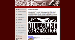 Desktop Screenshot of billandjaneconstruction.homesandland.com