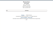 Tablet Screenshot of keenr.homesandland.com