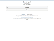 Tablet Screenshot of chrystalsypolt.homesandland.com