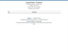 Tablet Screenshot of longfosterfrederick.homesandland.com