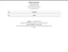 Tablet Screenshot of kellyproperties.homesandland.com
