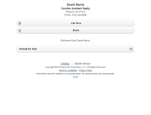 Tablet Screenshot of davidharris.homesandland.com