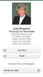 Mobile Screenshot of judybogaard.homesandland.com